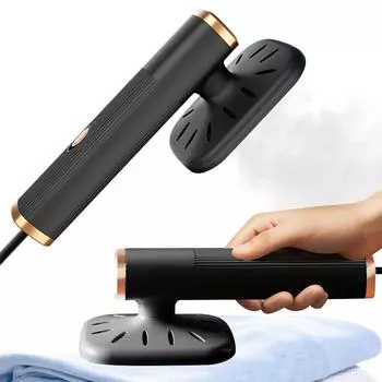 Портативный гладильный аппарат 360° для глажки сухой и влажной одежды, паровой утюг с питанием от USB, небольшой отпариватель для одежды из ткани белый