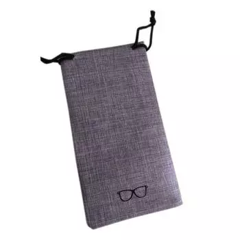 Портативный металлический льняной жесткий чехол сумка органайзер защитный футляр для очков уникальный 07