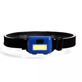 Portable Mini COB LED Headlamp Waterproof Headlights 3 Modes Lighting Head Lamp Camping Fishing Head Lights чёрный