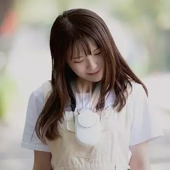 Portable Mini Handheld USB Rechargeable Fan with Hanging Fan for Student Dormitory Desktop