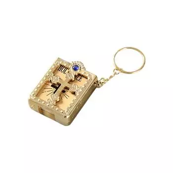 Portable Mini Keyring Keychain Holy Christian Bible Book Confirmation Communion