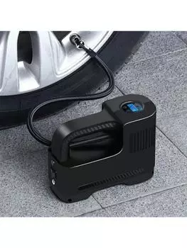 Portable multi-function car inflator pump, car tyre, car inflator pump, pump, inflator With LED light