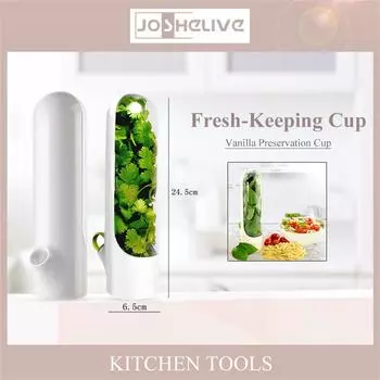 Portable Multifunction Fruit Vegetable Vanilla Preservation Box Kitchen Small Tool Storage Container Storage Kitchen Utensil