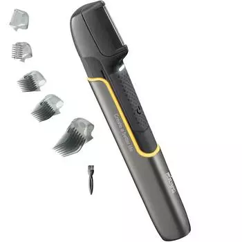 Портативная многофункциональная сменная бритва для волос на теле, триммер для волос, электрическая прямая бритва серый