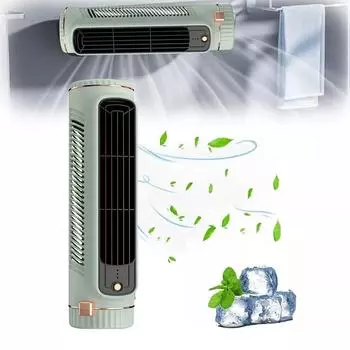 Portable New Dual-use Tower Fan for Household Office Students Outdoors Picnics Camping USB Rechargeable Desktop Fan Summer Gifts