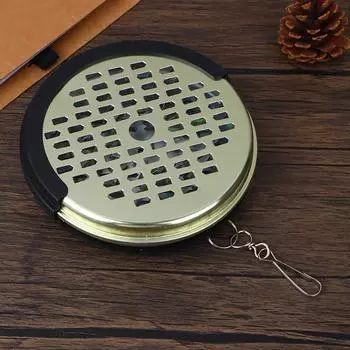 Portable Repellent Incense Plate Hanging Tray With Buckle Mosquito Coil Holder