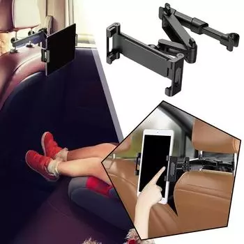 Portable Retractable Car Backrest Mobile Phone Holder Rotating Mobile Phone Holder Suitable For Mobile Phones And Tablets X3R7