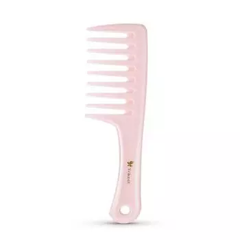 Portable Scalp Massage Wide Tooth Comb Hairdressing Anti-static Pink Hair Brush Hair Styling Tool ABS Fine Tooth Hair Combs Lady