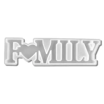 Portable Silicone Non-stick English Letter Mold Casting Mousse Jewelry Making Mould Baking Decoration Bakeware Tool Gift md3303