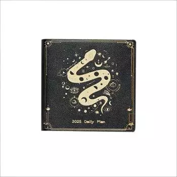 Portable Snake Year Notebook Square Pocket Schedule Book Practical Annual Notebook School/Office