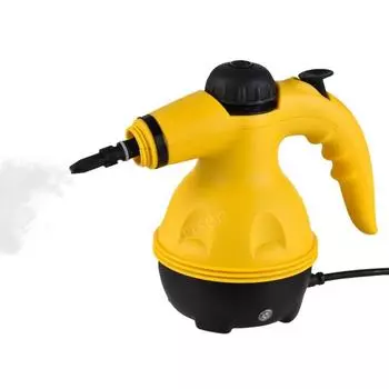 Portable Steam Cleaning Machine Suitable for a Variety of Places of Hand-held 1000W High Temperature Steamer Cleaning Machine 110V жёлтый