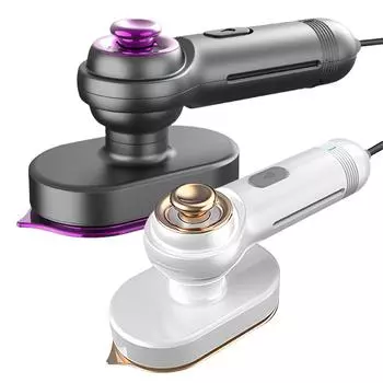 Портативный отпариватель для одежды, прочный ручной отпариватель для одежды, дорожный паровой утюг серый