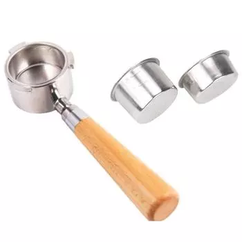 Портафильтр для кофе без дна для фильтра Delonghi, 51 мм, сменный набор корзин для фильтров, аксессуары для кофе, 3 шт. Other