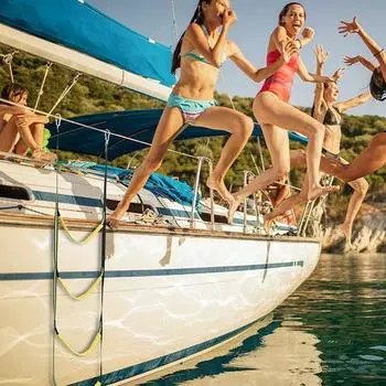 Портативная 3/4/5-ступенчатая резиновая лодочная мягкая лестница для посадки яхта лодка боковая подвесная лестница лодка складная лестница лодка веревочная лестница