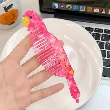 Портативная ацетатная расческа для животных, мультяшная расческа для макияжа щенка, инструмент для укладки волос, аксессуары для волос, парикмахерские расчески, общежитие