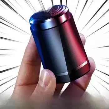 Портативная аккумуляторная мужская электробритва — полноразмерная, моющаяся конструкция