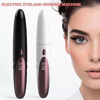 Портативная электрическая щипцы для завивки ресниц, быстрый нагрев в течение 10 с, перезаряжаемая щипцы для завивки ресниц с подогревом, 24 часа, длительный срок службы, подъем ресниц, естественная завивка чёрный