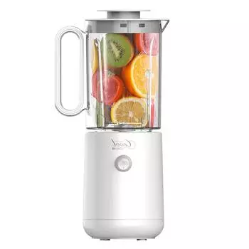 Портативная электрическая соковыжималка, блендер, 800 мл, блендер для фруктов, соковыжималка белый