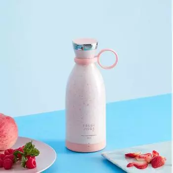 Портативная электрическая соковыжималка-блендер с USB-зарядкой, мини-миксеры для фруктов, экстракторы, многофункциональная соковыжималка для смузи белый