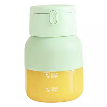 Портативная электрическая соковыжималка USB персонального размера для апельсиновых смузи смешивания зеленого цвета зелёный