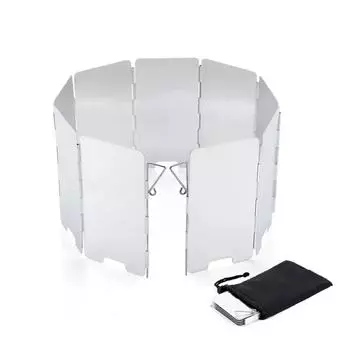 Портативная алюминиевая 9-конфорочная складная газовая плита с ветрозащитным покрытием для кемпинга, приготовления пищи, барбекю, ветрозащитная плита для пикника на открытом воздухе, ветрозащитная посуда