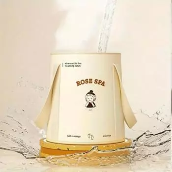 Портативная алюминиевая ванна для ног с массажем — складная, изолированная для купания в горячих источниках, прочная и легкая конструкция