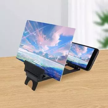 Портативная антирадиационная лупа для экрана телефона с визуальными технологиями, снижающая усталость, HD-совместимая экранная лупа белый