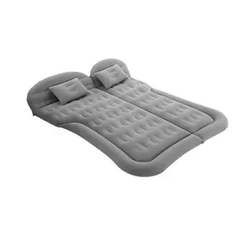 Портативная автомобильная надувная надувная кровать, утолщенная автомобильная кровать, сумка для переноски, подушка для багажника, подушки на открытом воздухе A бежевый