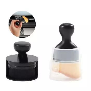 Портативная автомобильная щетка с герметичной конструкцией и крышкой для чистки вентиляционного отверстия кондиционера автомобиля, полировки воскового покрытия, ухода за инструментом