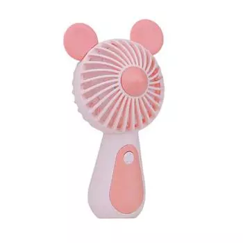 Портативная батарея с электрической емкостью, настольный вентилятор, большой стационарный вентилятор, охлаждение Rabbit розовый