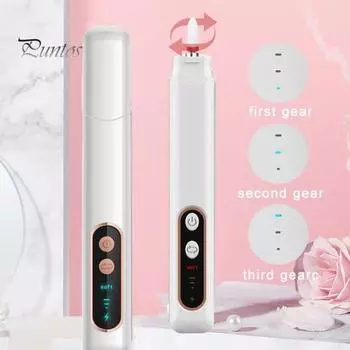 Портативная беспроводная электрическая дрель для ногтей с 6 сверлами, перезаряжаемая от USB, 3 скорости, регулируемая шлифовальная машина для ногтей, инструменты для удаления омертвевшей кожи, акриловый гель для ногтей белый