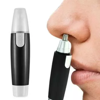 Портативная бритва для лица, ушей, бровей, триммер для удаления волос, электрический очиститель для носа