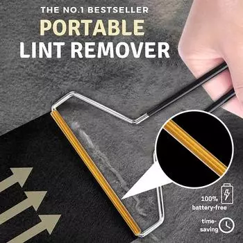 Портативная бритва для удаления ворса Ramidos, ручной эпилятор, бритва для одежды One Size чёрный