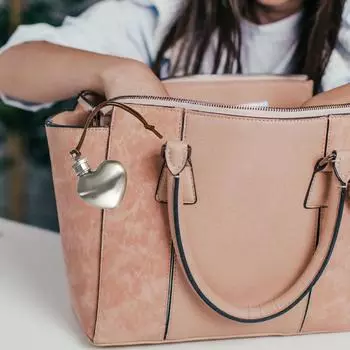 Портативная бутылка для ликера Silver Heart, удобная фляжка из нержавеющей стали на 1 унцию для барменов и коллекционеров со стильным внешним видом B