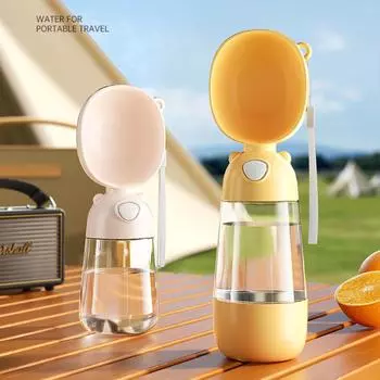 Портативная бутылка для воды для кошек и собак, кормушка для еды, поилка для корма, диспенсер для какашек 3 в 1, герметичная многофункциональная дорожная ... Style A