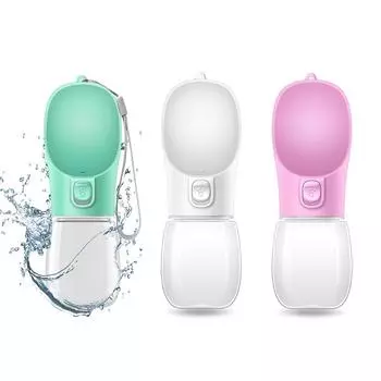 Портативная бутылка для воды для собак, миска для маленьких и больших собак, уличная прогулочная бутылка для щенков, дорожная бутылка для воды для кошек, поилка для кошек, принадлежности для собак