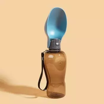 Портативная бутылка для воды для собак средних и больших пород, складная, герметичная, для путешествий на открытом воздухе, для щенков, лабрадоров, биглей, товары для животных 800ml