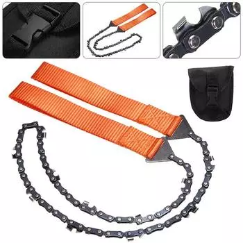 Портативная цепная пила Kell для выживания, аварийный карманный инструмент для кемпинга