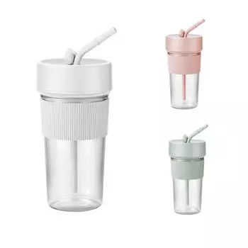 Портативная чашка блендера и дорожная крышка, перезаряжаемая многофункциональная соковыжималка на 11,83 унции, мини-персональная