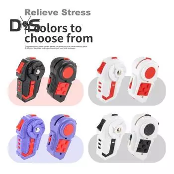 Портативная декомпрессионная подушка-игрушка, успокаивающая тревожность, безопасный кубик-фиджет на палец, антистресс красный