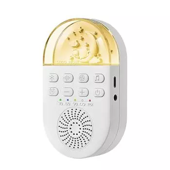 Портативная детская шумовая машина 24 успокаивающих звука для лучшего сна портативная детская шумовая машина 6 звуков вентилятора белый