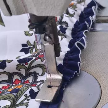 Портативная фурнитура, 1 шт., плиссированная плоская морщинистая лапка P50, универсальная промышленная швейная машина