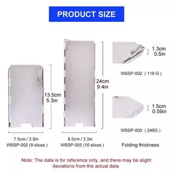 Портативная газовая горелка для кемпинга, 9/10 тарелок, ветрозащитный щит, складная уличная газовая горелка для пикника, барбекю, ветрозащитная защита для экрана, посуда, принадлежности
