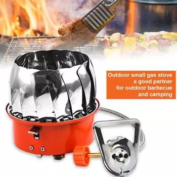 Портативная газовая плита, легкая, простая в эксплуатации, многофункциональная складная уличная газовая плита, горелка для приготовления пищи 3