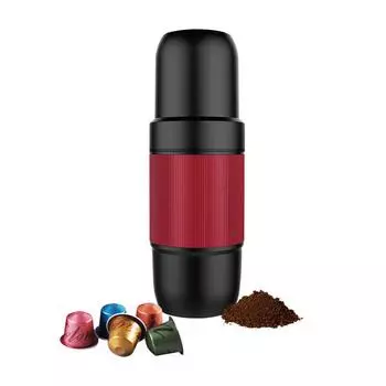 Портативная кофеварка эспрессо, улучшенная версия Minipresso, мини-кофемашина для путешествий, идеально подходит для кемпинга, путешествий и офиса