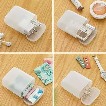 Портативная коробка для хранения проводного кабеля, дорожный органайзер для наушников, ювелирных изделий, монет, органайзер для хранения