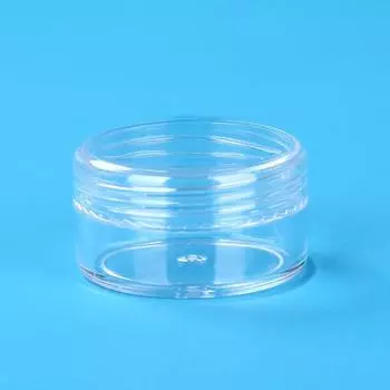 Портативная коробка для хранения ювелирных изделий, флакон для косметики, многоразовые маленькие круглые баночки, для женщин 10g