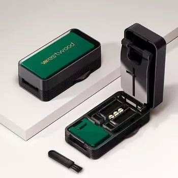 Портативная коробка для резки таблеток, пыленепроницаемая коробка для хранения таблеток, таблетница, дозатор таблеток, для ежедневных поездок