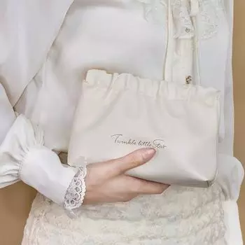 Портативная косметичка, водонепроницаемая, компактного размера, легкая, для губной помады, наушников, универсальная сумка для хранения, многофункциональный органайзер S коричневый