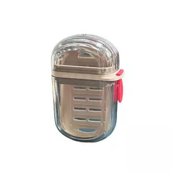 Портативная креативная дорожная мыльница с крышкой, водонепроницаемая, герметичная, стильная, компактная, удобная для переноски, герметичная коробка для хранения в ванной